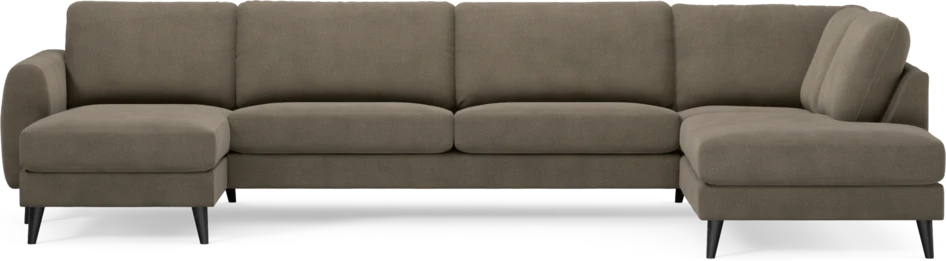 Bridge - 3-sits soffa med schäslong vänster och divan höger - Beige