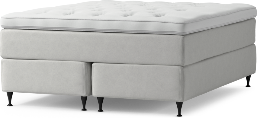 Delux Dream - Kontinentalsäng, dubbelsäng med bäddmadrass och sängben