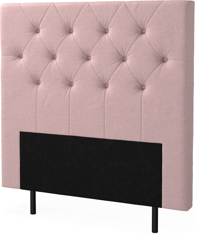 New York pikerad - Sänggavel, 90-210 cm - Rosa