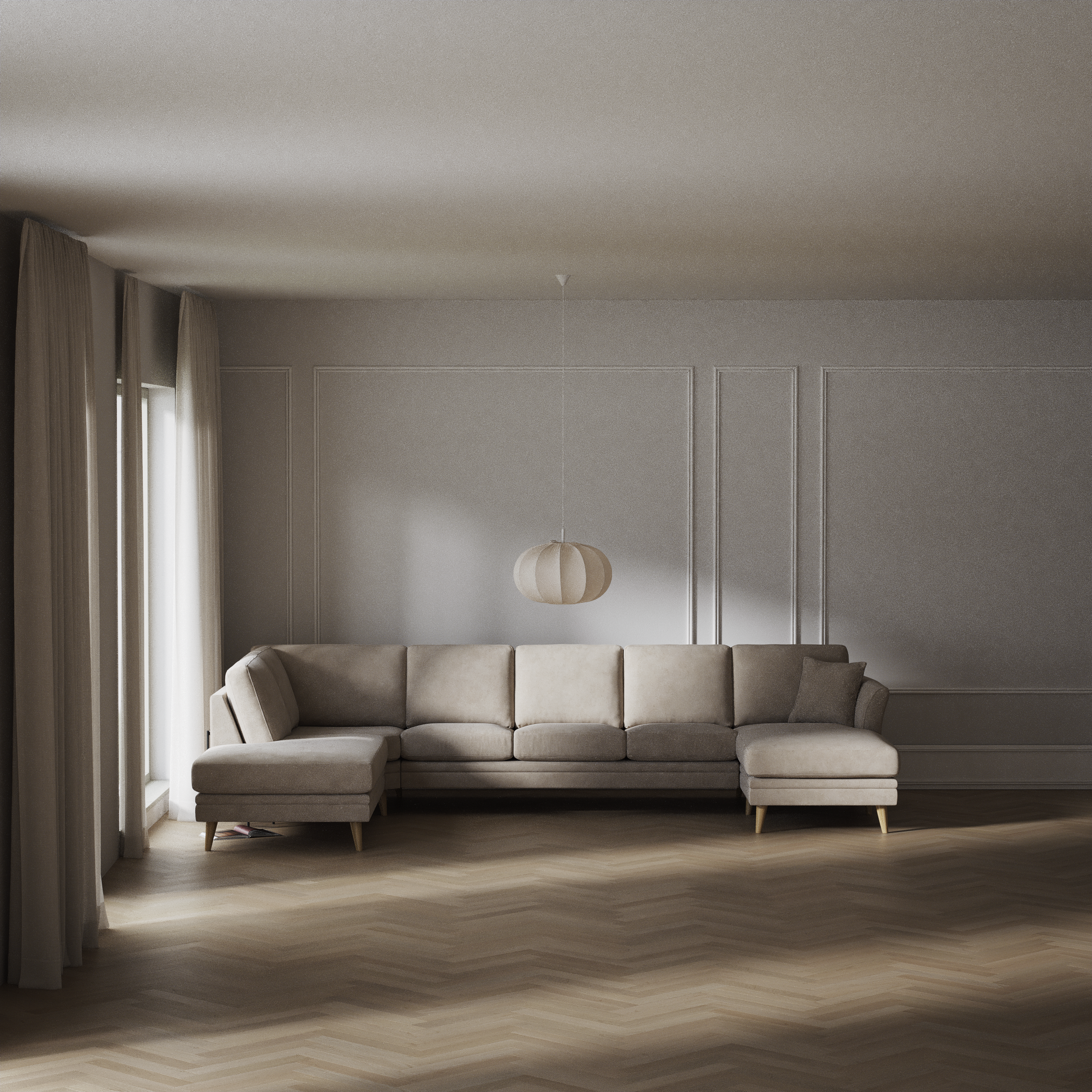Eden - 3-sits soffa med divan vänster och schäslong höger - inspiration