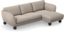 Madison - 2-sits soffa med schäslong höger - Beige