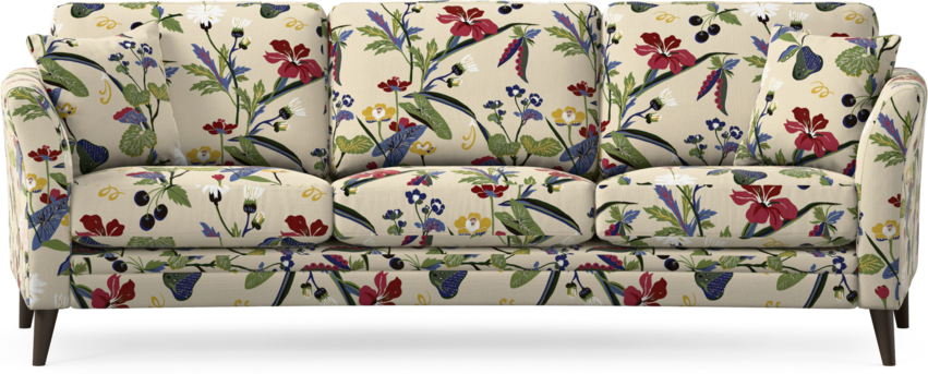 Eden - 3-sits soffa svängd - Flerfärgad