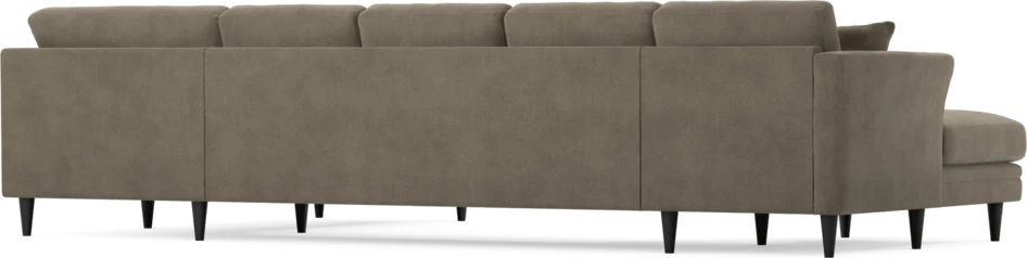 Eden - 3-sits soffa med schäslong vänster och divan höger - Beige