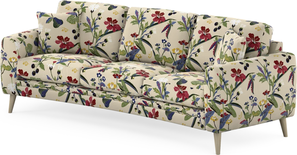 Eden - 3-sits soffa svängd - Flerfärgad