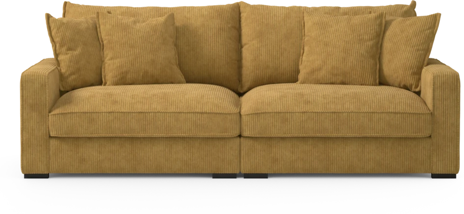 Rossi - 3-sits soffa - Gul
