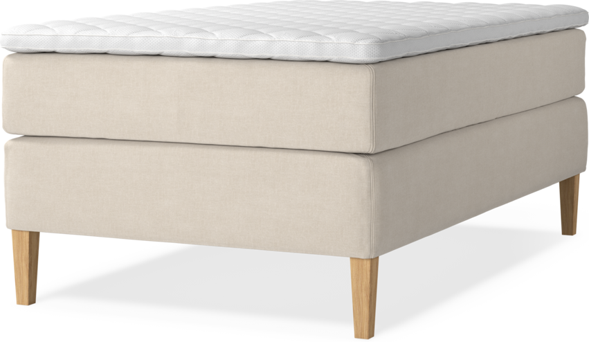 Delux Exclusive - Kontinentalsäng, enkelsäng 120 cm med bäddmadrass