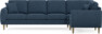 Eden - Hörnsoffa, 3+1-sits - Blå
