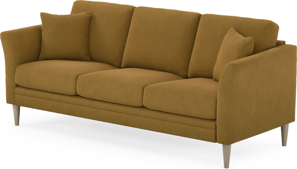 Eden - 3-sits soffa - Gul