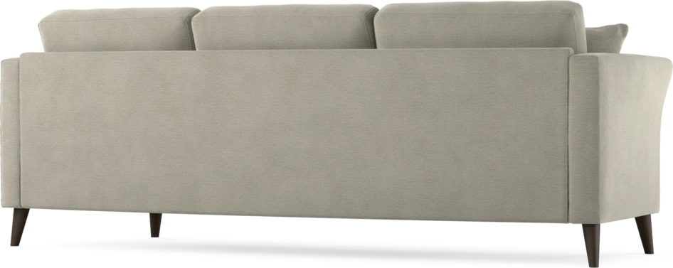 Eden - 3-sits soffa svängd - Brun
