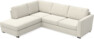 Friday - 2,5-sits soffa med divan vänster - Vit