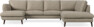 Madison Lux - 2-sits soffa med schäslong vänster och divan höger - Beige