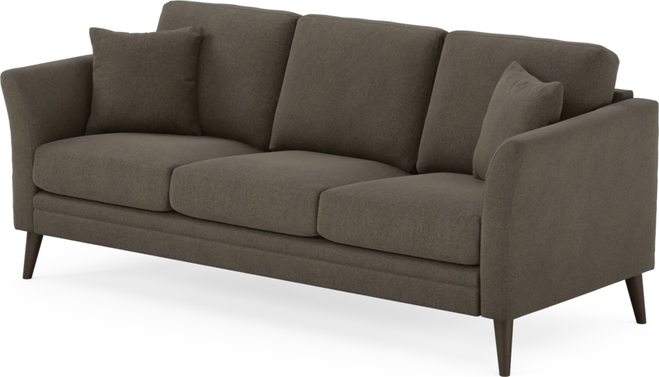 Eden - 3-sits soffa - Brun