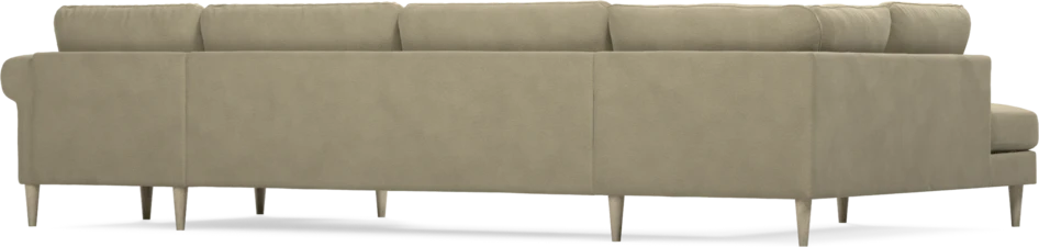 Bridge - 3-sits soffa med divan vänster och schäslong höger - Beige