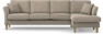 Eden - 3-sits soffa med schäslong - Beige