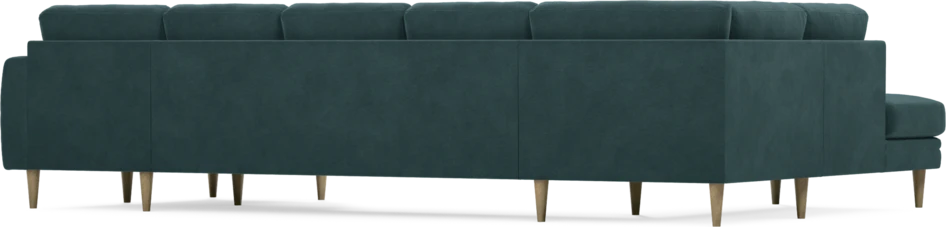 Eden - 3-sits soffa med divan vänster och schäslong höger - Blå