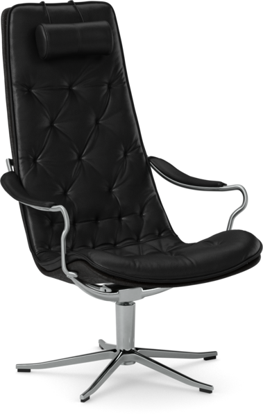 Moore - Fåtölj hög rygg - Svart