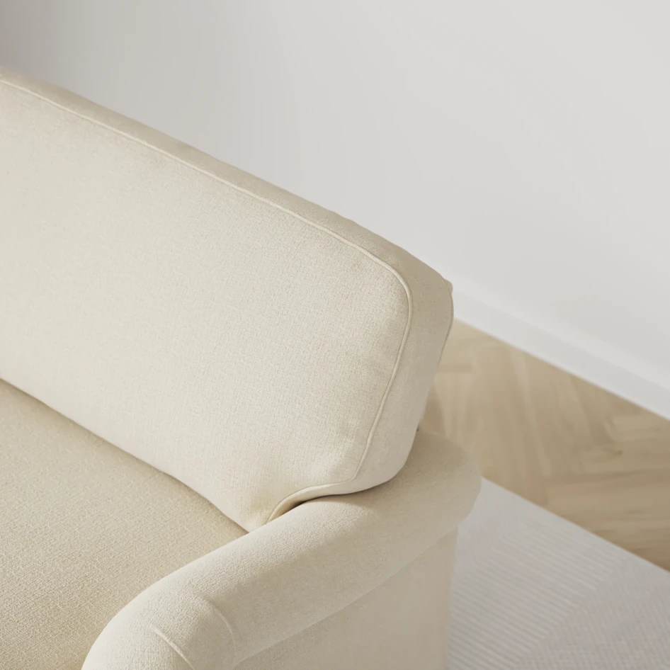 Oxford - 3-sits soffa svängd - Beige