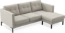 Rio - 3-sits soffa med schäslong höger - Beige