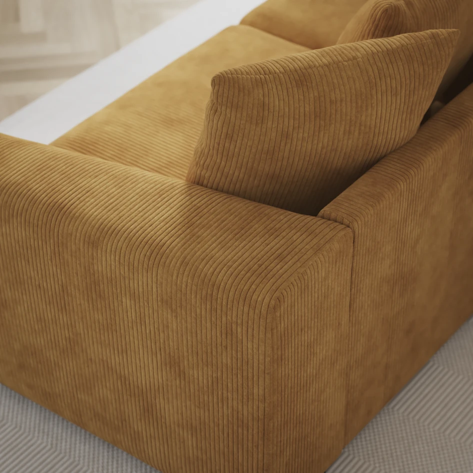 Town - 3-sits soffa - Gul