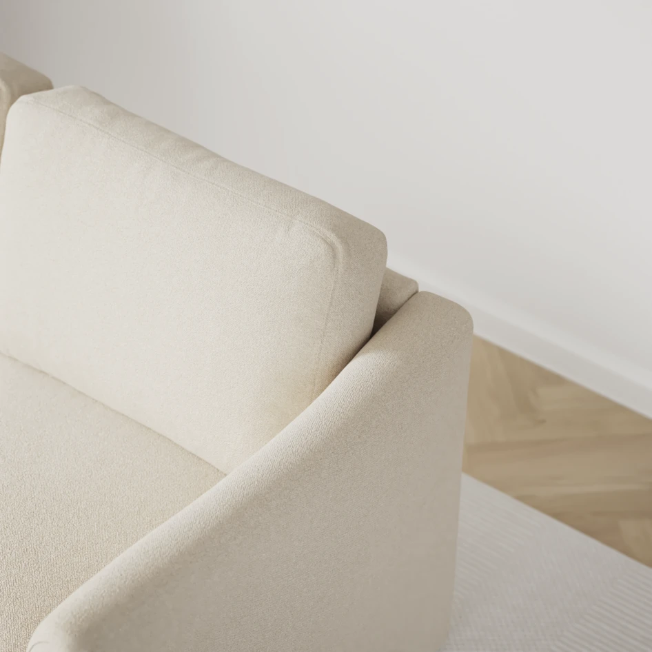 Öland - Bäddsoffa med divan vänster och schäslong höger - Beige
