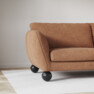 Madison - 3-sits soffa med divan vänster - Orange