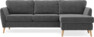 County - 3-sits soffa med flyttbar schäslong - Grå