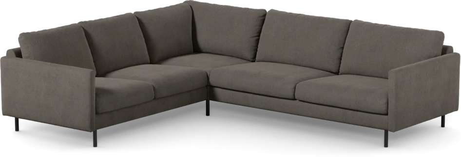 Madison Lux - Hörnsoffa 2+3-sits, hörn 1 - Brun