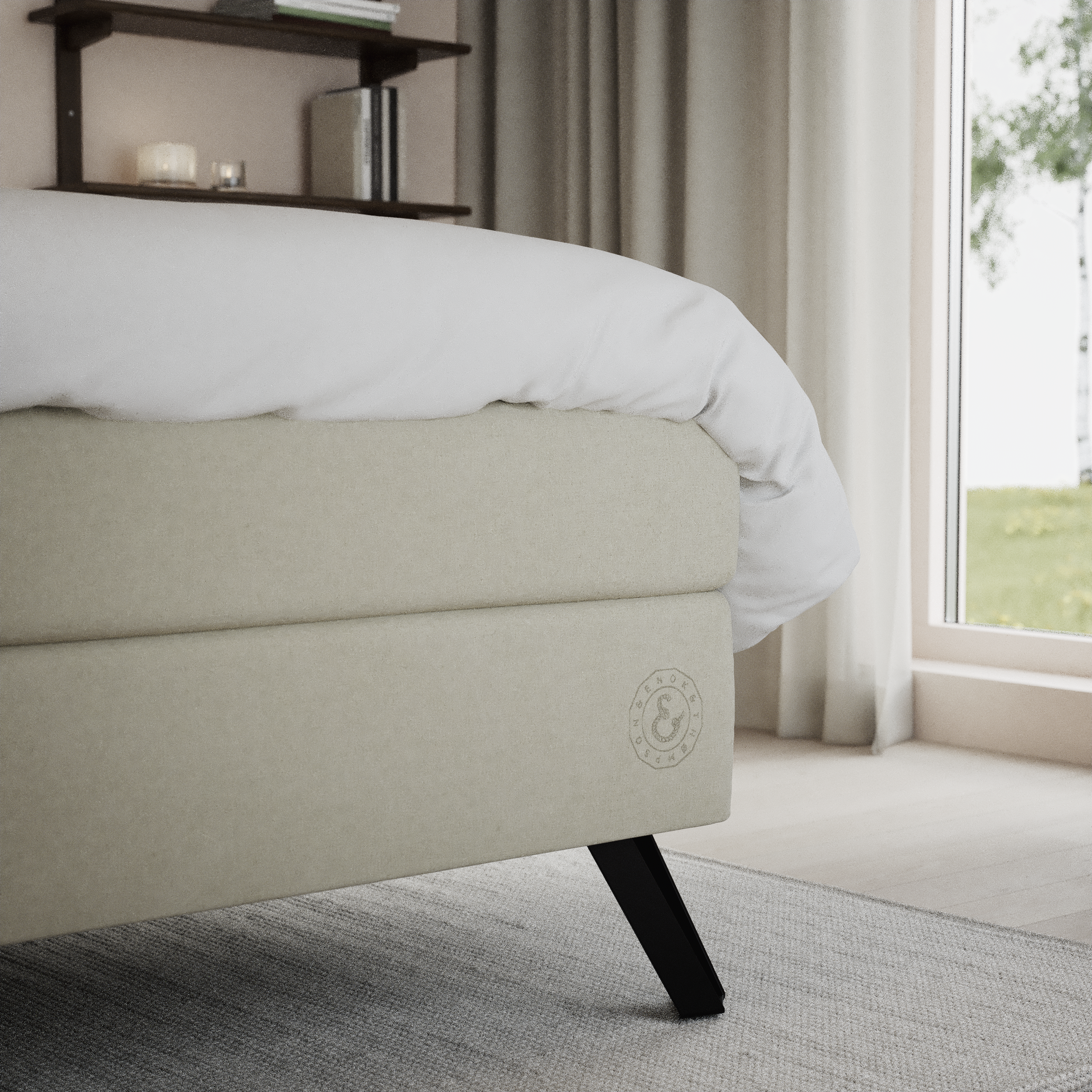 Saltskär Comfort - Kontinentalsäng, dubbelsäng med bäddmadrass Comfort och sängben - inspiration