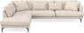 Harper - 3-sits soffa med divan vänster - Vit