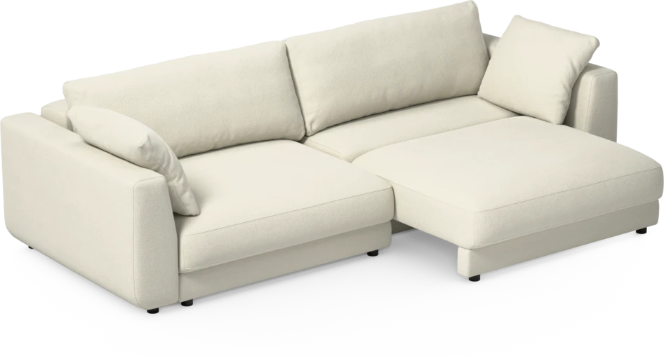 Amie - Bäddsoffa 4-sits - Vit