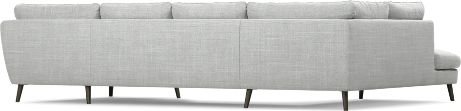 Madison - 2-sits soffa med divan vänster och schäslong höger - Grå