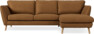 Madison - 2-sits soffa med schäslong höger - Brun