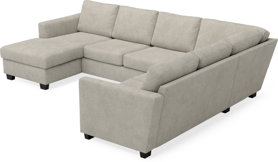 Friday - Hörnsoffa, 3+2-sits med schäslong vänster - Beige
