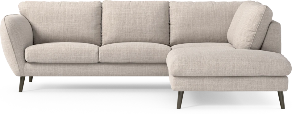Madison - 2-sits soffa med divan höger - Beige