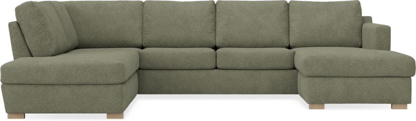 Friday - 3-sits soffa med divan vänster och schäslong höger - Vit