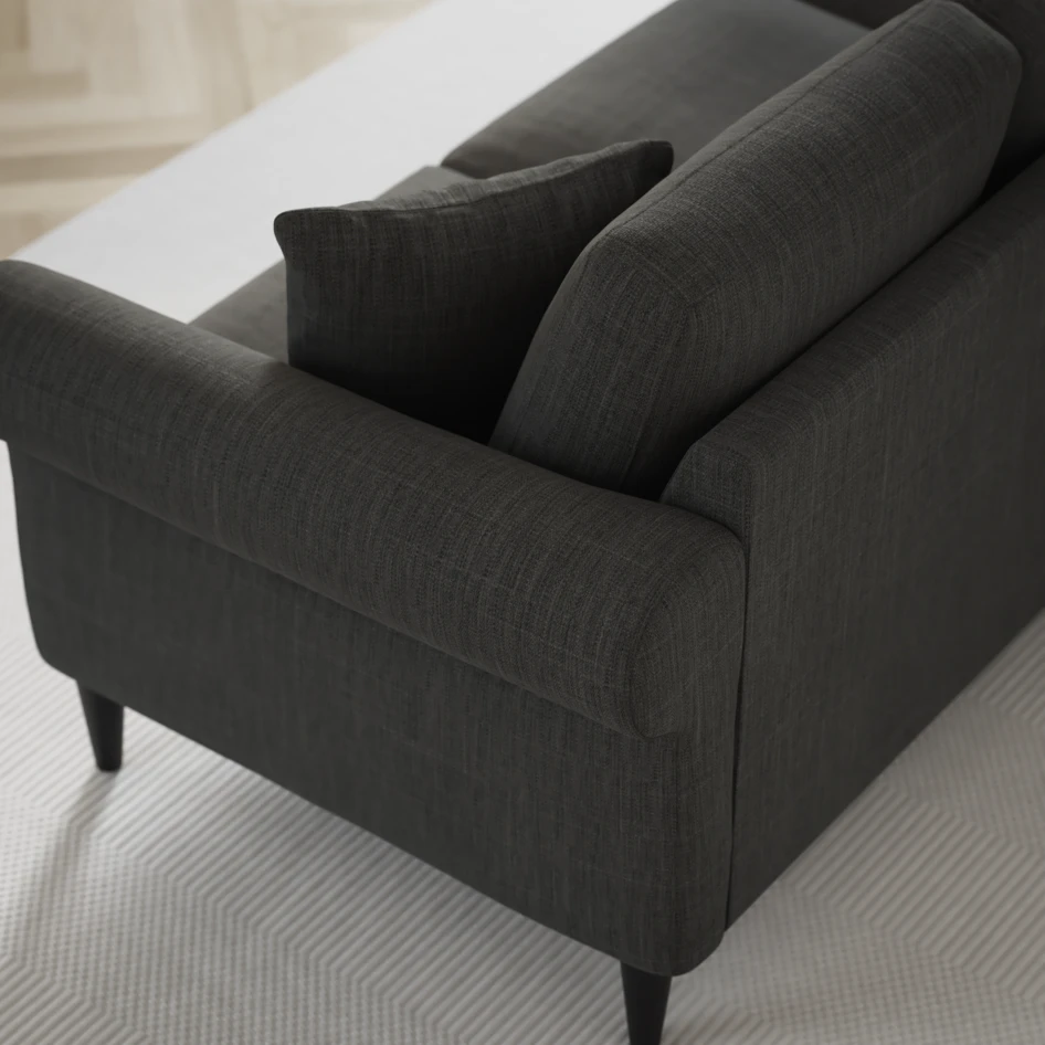 Eden - 2,5-sits soffa svängd - Grå