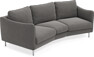 Madison - 3-sits soffa svängd, 70 cm - Brun