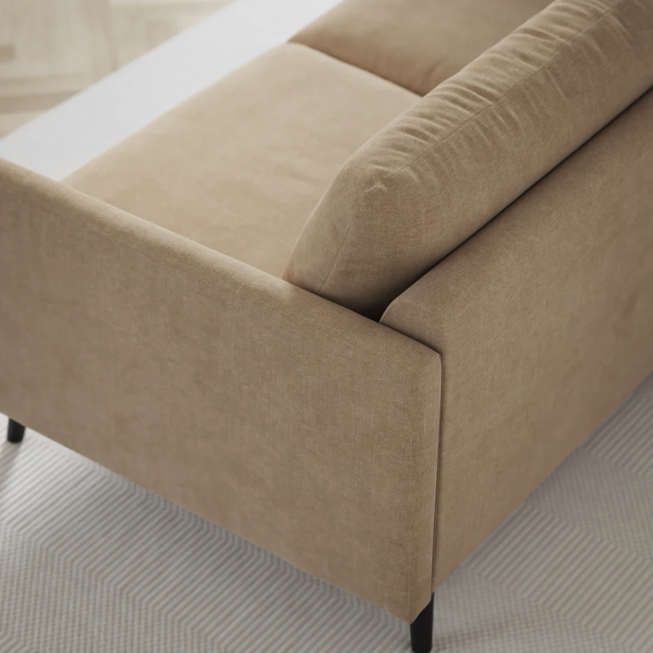 Madison - 2-sits soffa med schäslong vänster - Beige