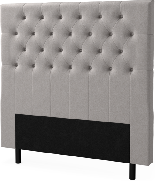 Delux Pikerad XL - Sänggavel, 90-210 cm - Grå