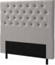 Delux Pikerad XL - Sänggavel, 90-210 cm - Grå