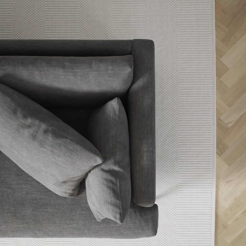 Harper - 3-sits soffa med divan höger - Grå