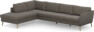 County - 3-sits soffa med divan vänster - Grå