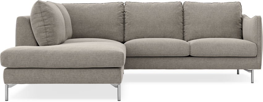 Madison - 2-sits soffa med divan vänster - Grön