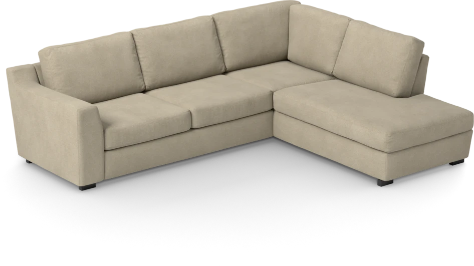 Friday - 2,5-sits soffa med divan höger - Beige