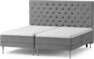 Särö Comfort - Ställbar säng, dubbelsäng med bäddmadrass och Pikerad XL sänggavel
