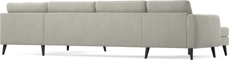Bridge - 3-sits soffa med schäslong vänster och divan höger - Grå