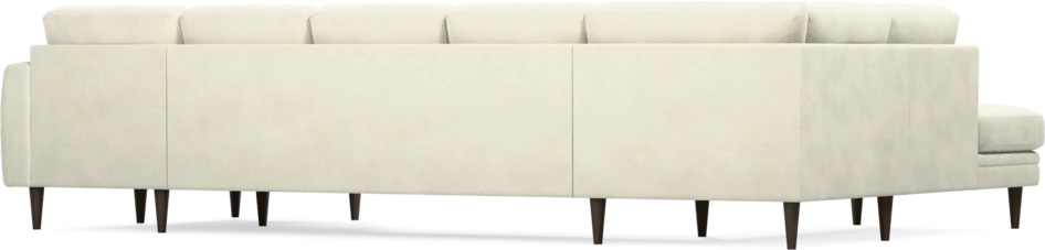 Eden - 3-sits soffa med divan vänster och schäslong höger - Vit