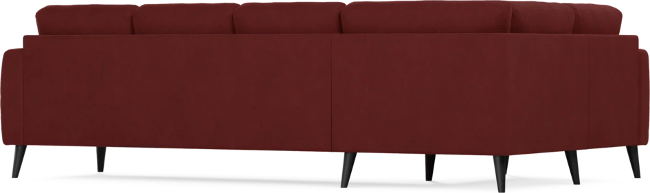 Eden - Hörnsoffa, 1+3-sits - Röd