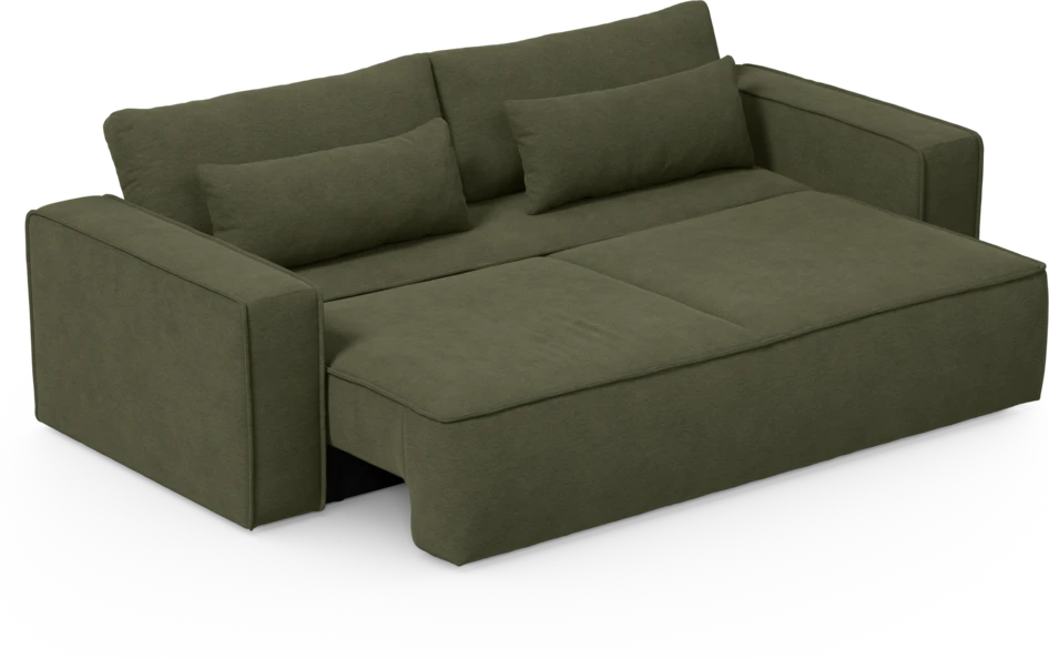 Ide - Bäddsoffa 3-sits - Grön