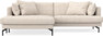 Harper - 4-sits med schäslong XL vänster - Vit